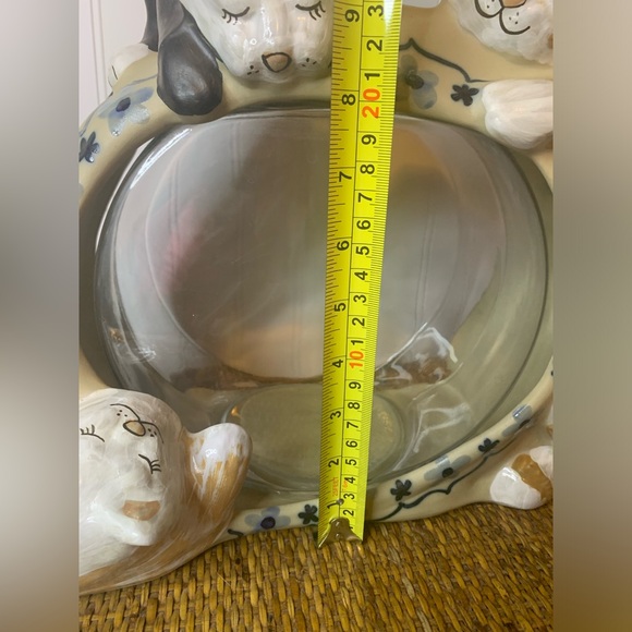 Vintage Louisville Stoneware Cat Fishbowl Holder “Classy Cat” EUC hard to find - Picture 14 of 16